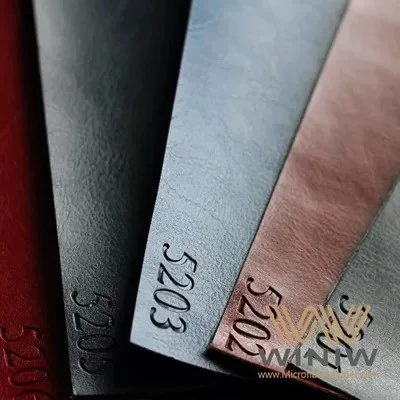 Breathable PU Leather Material Vegan Leather For Labels