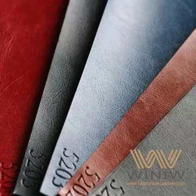 Breathable PU Leather Material Vegan Leather For Labels