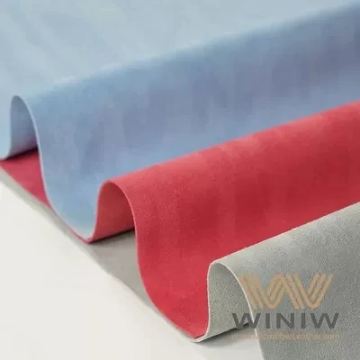 Microfiber PU Suede Leather Fabric Waterproof Faux Leather Fabric Sheets